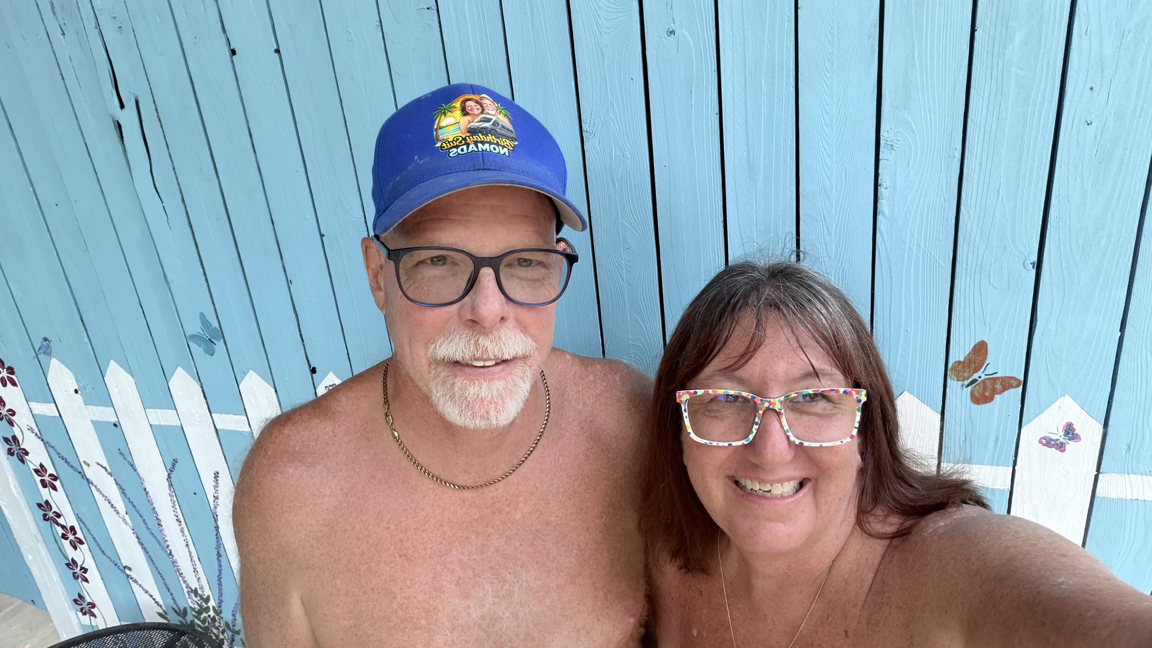 Tim and Sheila, the Birthday Suit Nomads